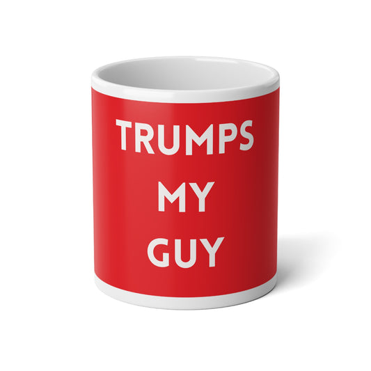 My Guy White Letters Jumbo Mug, 20oz