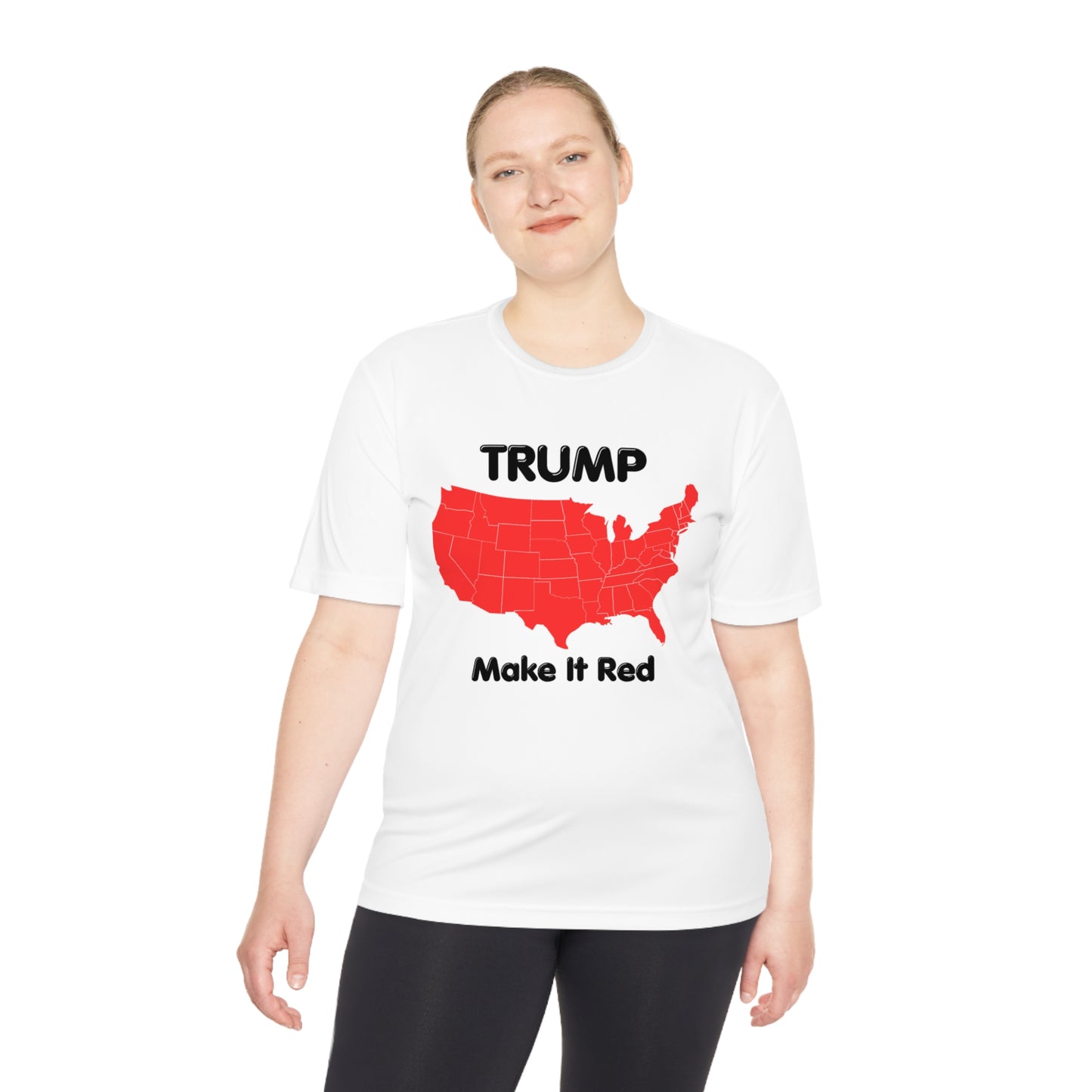 Red States Unisex Moisture Wicking Tee