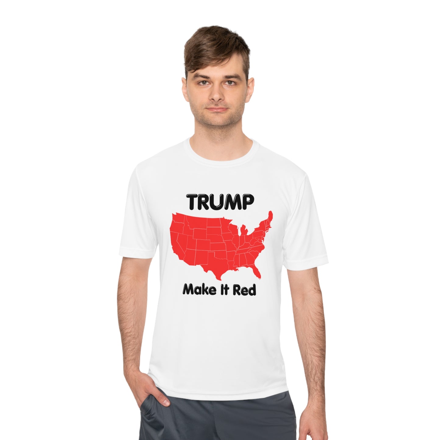 Red States Unisex Moisture Wicking Tee