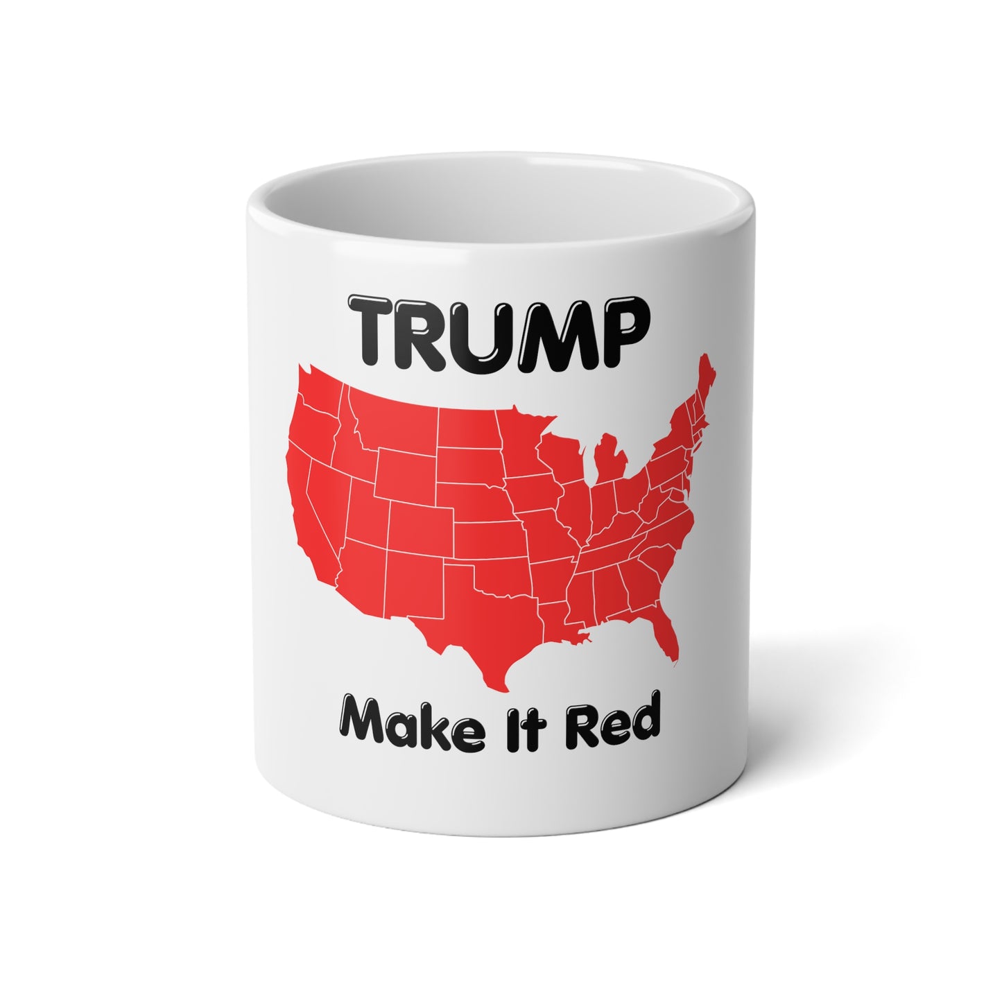 Make It Red Jumbo Mug, 20oz